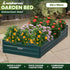 Wallaroo Galvanized Steel Garden Bed 210cm x 90cm x 30cm Green