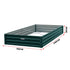 Wallaroo Galvanized Steel Garden Bed 240cm x 120cm x 30cm Green