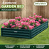 Wallaroo Galvanized Steel Garden Bed 240cm x 120cm x 30cm Green