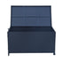 PE Wicker Outdoor Storage Box 320L Black
