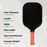 3K Graphite Carbon Fiber Pickleball Paddle
