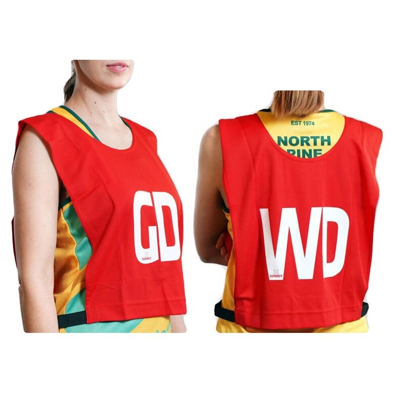 Set of Summit Netball Bibs Senior Team Pack - 7 Set