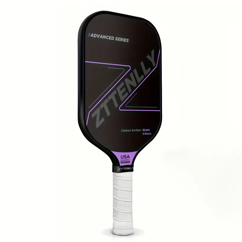 T300 Graphite Carbon Fiber Pickleball Paddle Purple