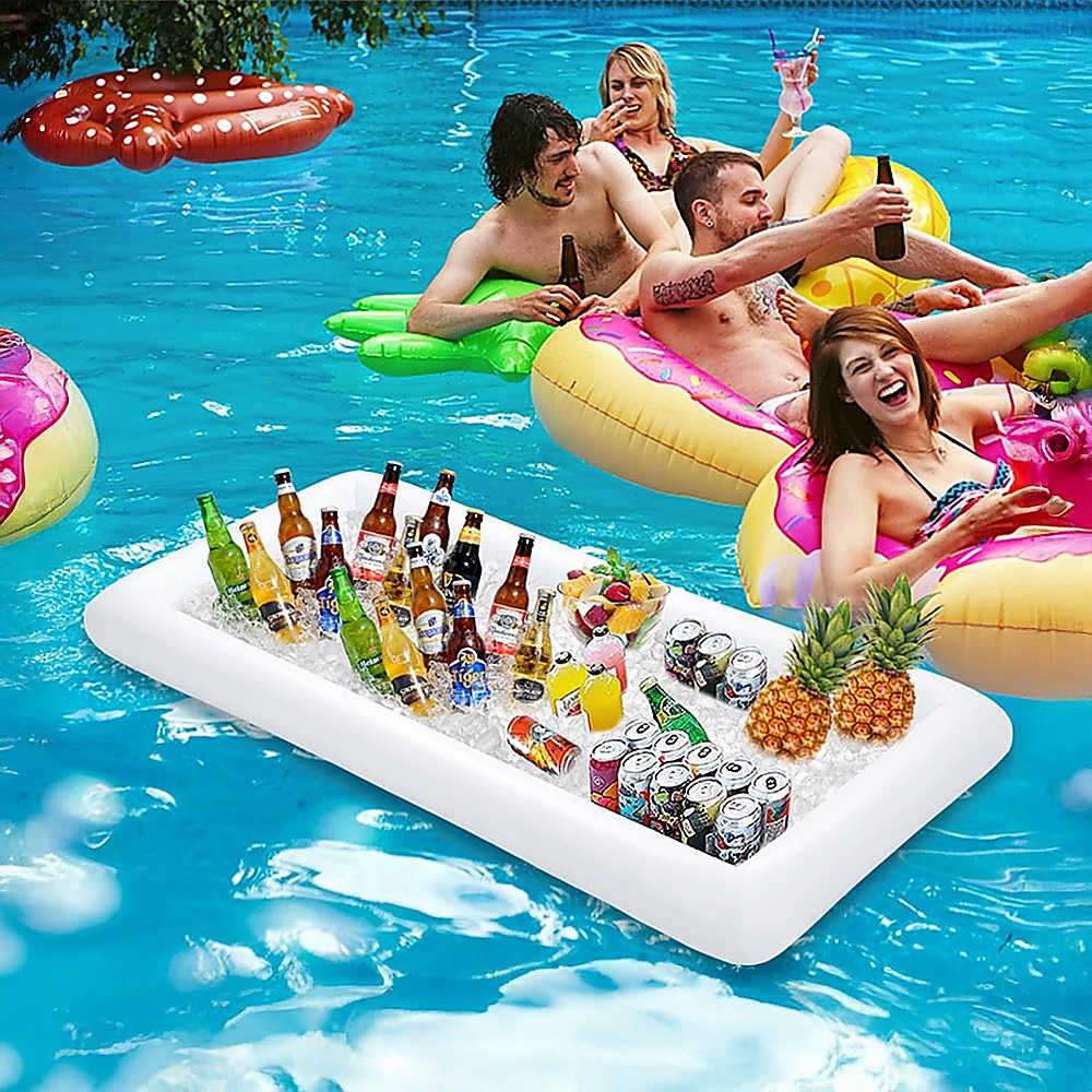 Inflatable Drinks Holder Floating Ice Bar