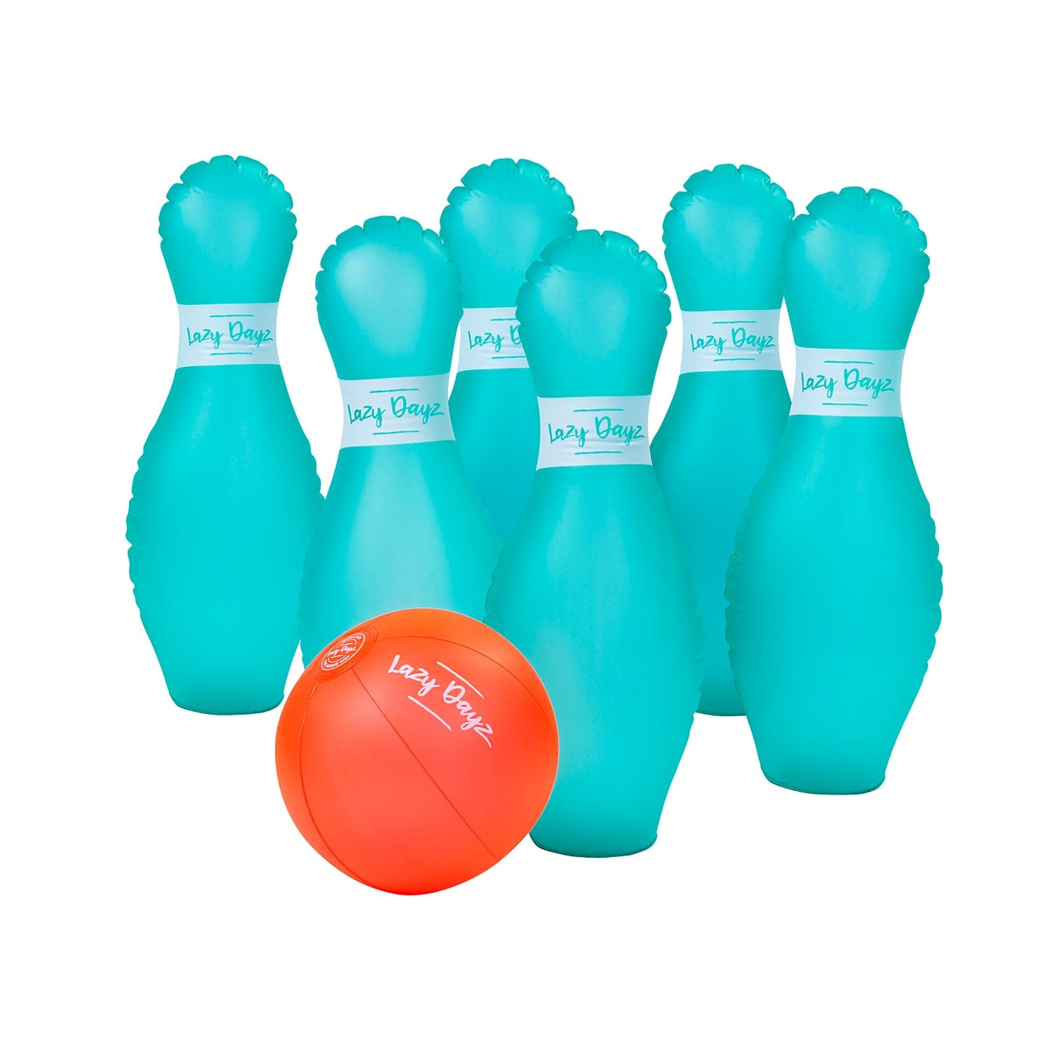 Lazy Dayz Inflatable Bowling Set Toy