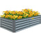 VEVOR Galvanized Raised Garden Bed 203cm x 102cm x 48 cm