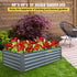 VEVOR Galvanized Raised Garden Bed 203cm x 102cm x 48 cm