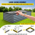VEVOR Galvanized Raised Garden Bed 203cm x 102cm x 48 cm