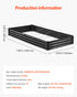 VEVOR Metal Raised Garden Bed 239cm x 120cm x 28cm