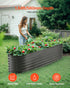 VEVOR Metal Raised Garden Bed 240cm x 57cm x 56cm