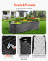 VEVOR Metal Raised Garden Bed 240cm x 57cm x 56cm