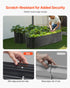 VEVOR Metal Raised Garden Bed 240cm x 57cm x 56cm