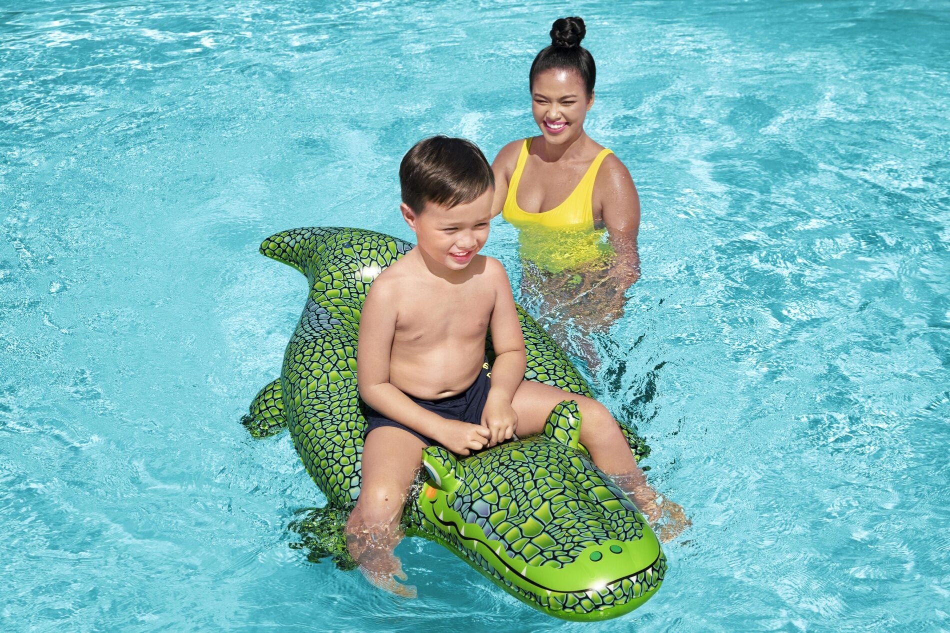 Bestway Crocodile Inflatable Pool Float 152cm x 71cm